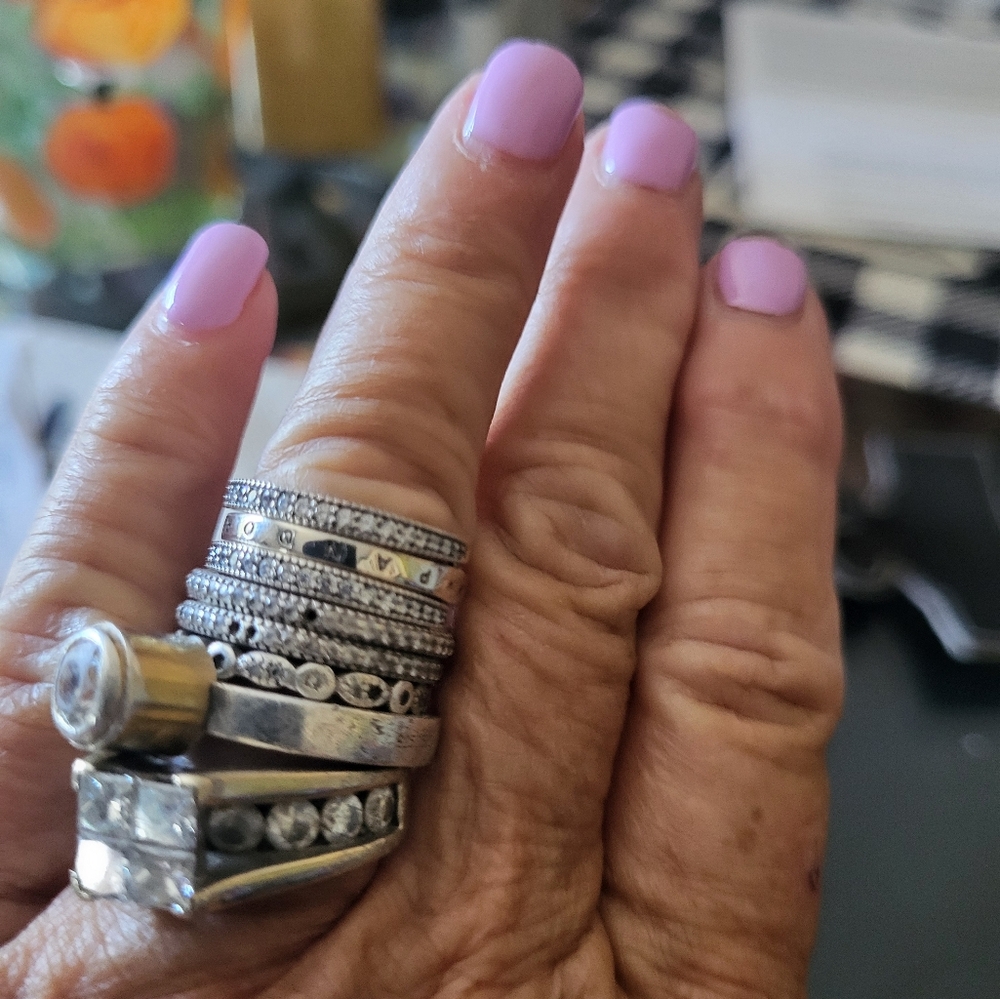 Pandora pave silver gorgeous ring bagged boxed from pandora 🎶 ✨️ 👌